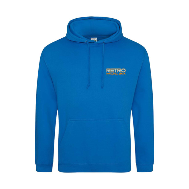 Blue Basic Hoodie -RETRO
