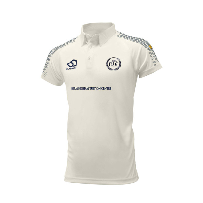 Mens Short Sleeve Cricket Shirt-BIRMTUIT