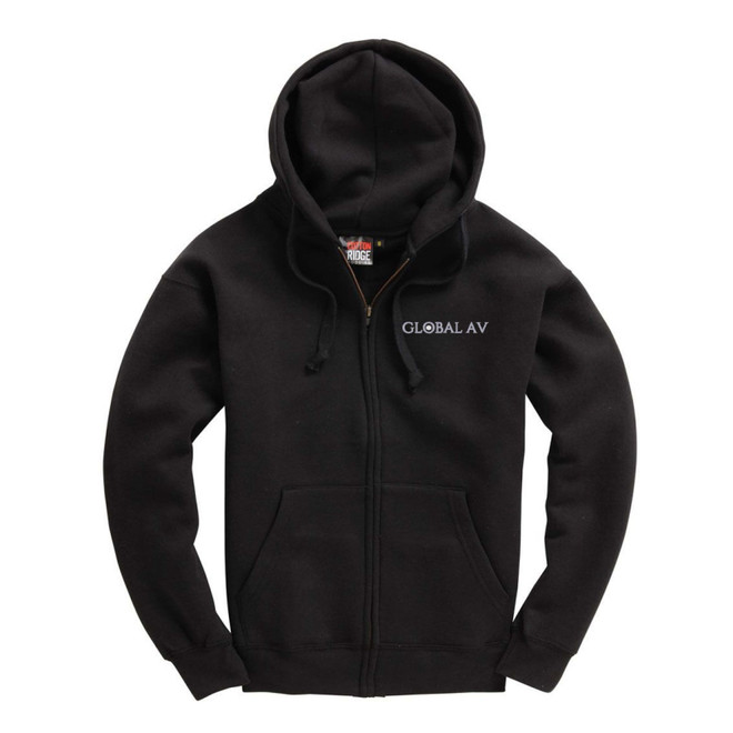 Hoodie - Black-GLOBAV