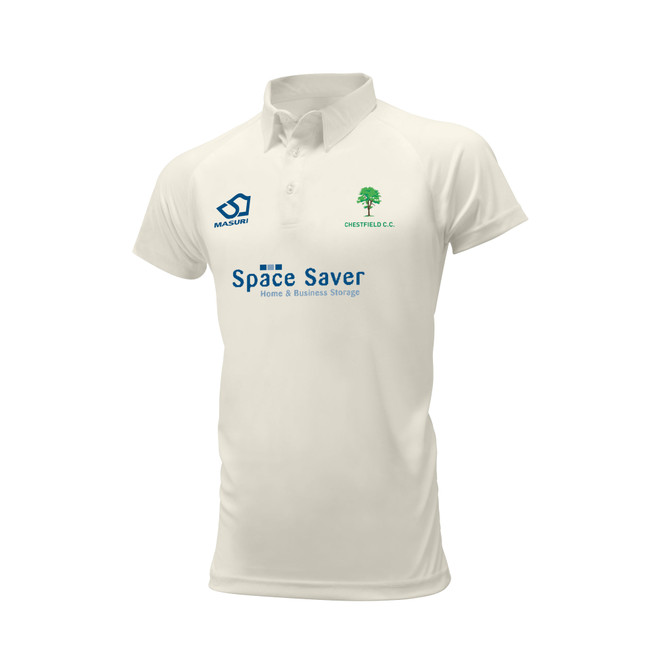 Junior Short Sleeve Cricket Shirt-CHESTFCC