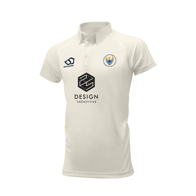 Junior Short Sleeve Cricket Shirt-HRLWT