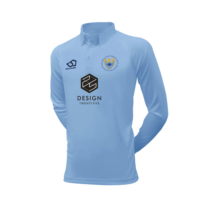Mens Long Sleeve Coloured Cricket Shirt -HRLWT