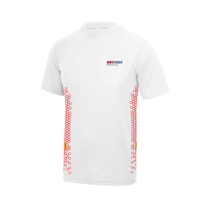 White Active Training Tee-HOTSHOT