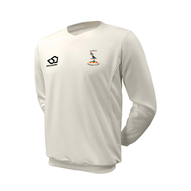 Junior Long Sleeve Cricket Slipover -BLYCC