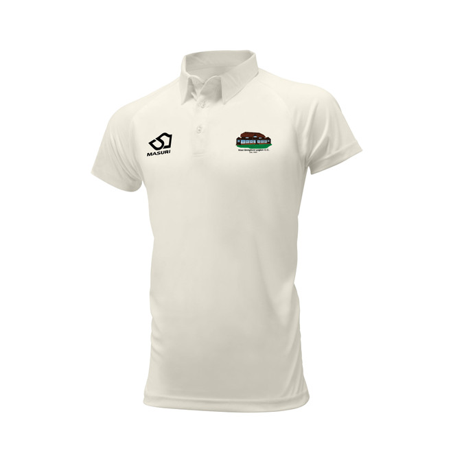 Mens Short Sleeve Cricket Shirt-WBLCC
