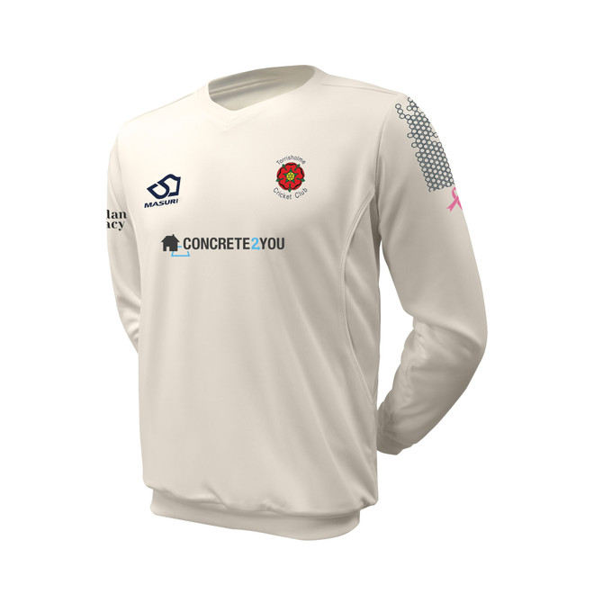 Junior Long Sleeve Cricket Slipover -TRSLC