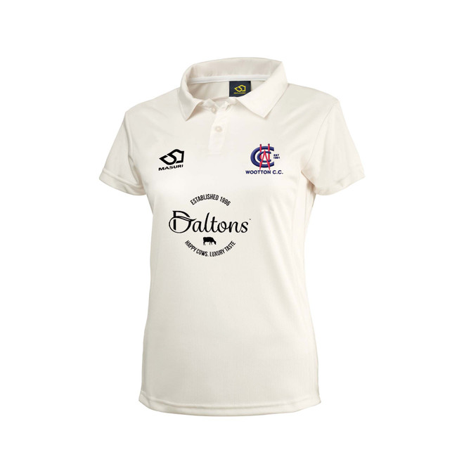 Women's Short Sleeve Cricket Shirt-WOOTCC