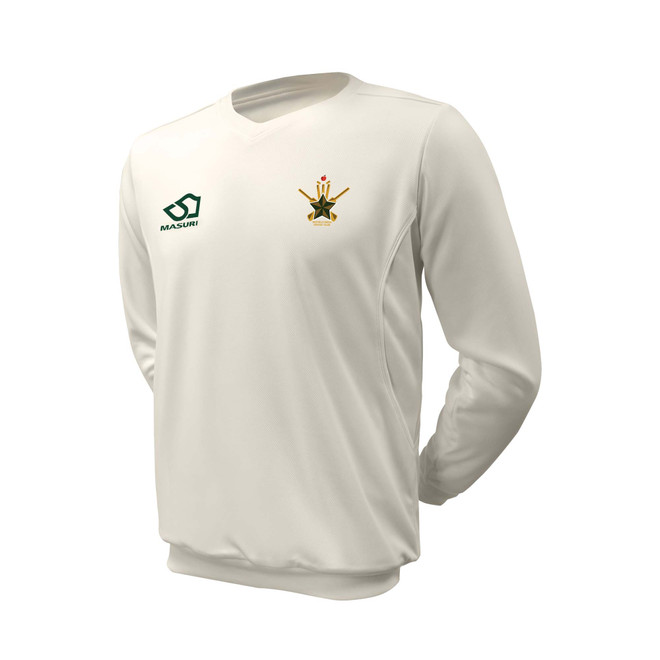 Junior Long Sleeve Cricket Slipover -MGCC
