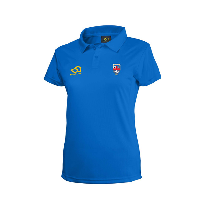 Women's Short Sleeve Coloured Cricket Shirt-CATFOR