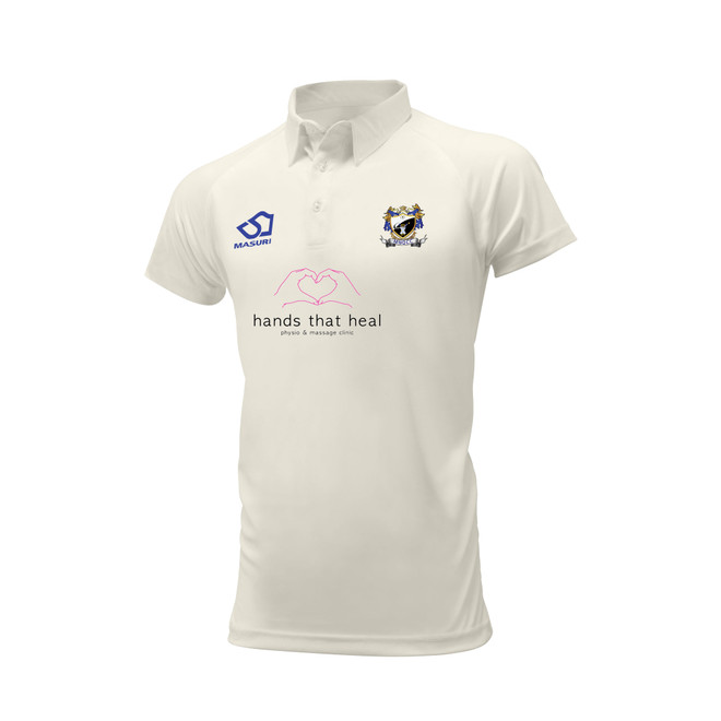 Mens Short Sleeve Cricket Shirt-MDTNDCC