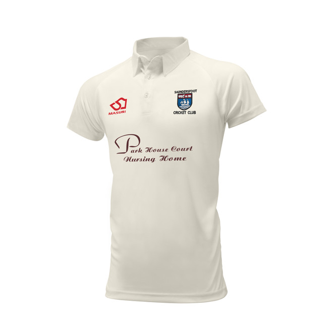 Mens Short Sleeve Cricket Shirt-SAUN