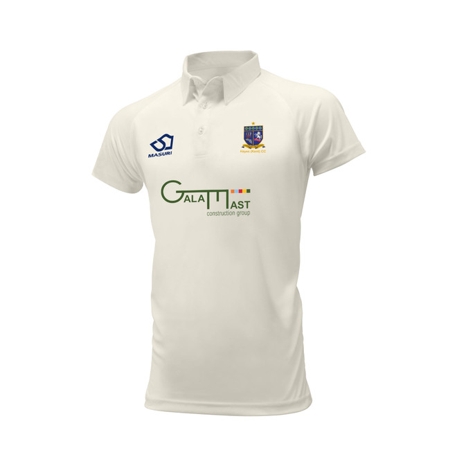 Junior Short Sleeve Cricket Shirt-HAYES