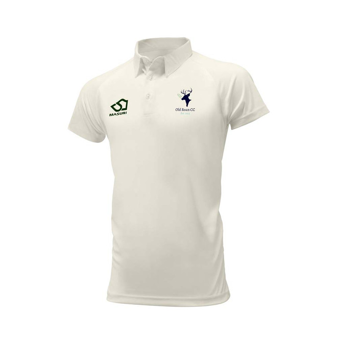 Junior Short Sleeve Cricket Shirt-OLDRCC