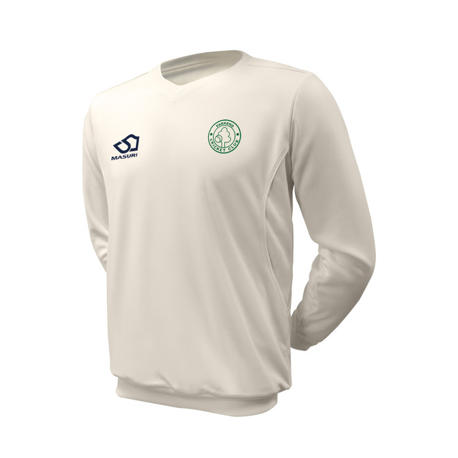 Junior Team Junior Long Sleeve Cricket Slipover -PARKCC