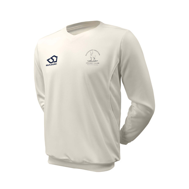 Junior Long Sleeve Cricket Slipover -BUCKWEST