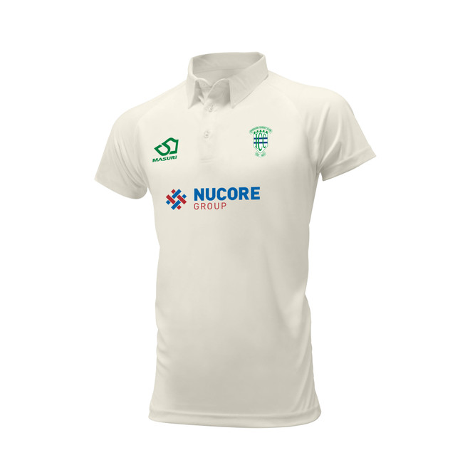 Junior Short Sleeve Cricket Shirt-INVERCC