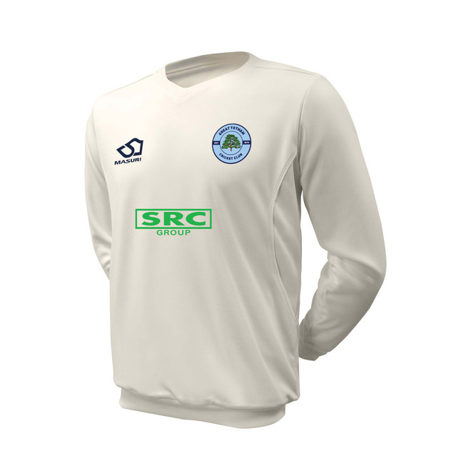 Junior Long Sleeve Cricket Slipover -TOTHAM1