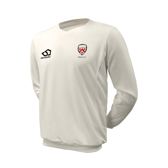 Junior Long Sleeve Cricket Slipover -ALLEY