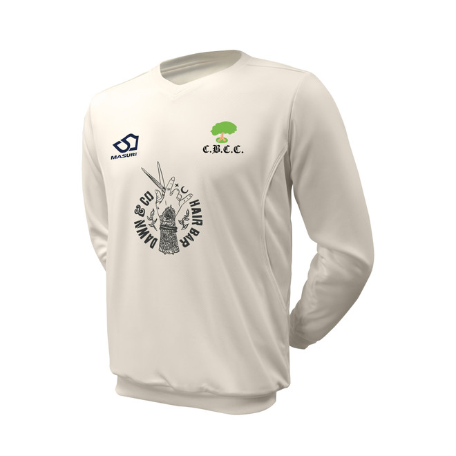 Junior Long Sleeve Cricket Slipover -CLYNB