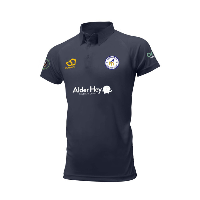 Junior Short Sleeve Coloured Cricket Shirt -WHITEF