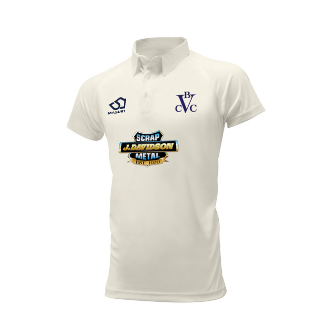 Junior Short Sleeve Cricket Shirt Adult Size-BOWVCC