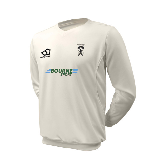 Junior Long Sleeve Cricket Slipover -NEWCC