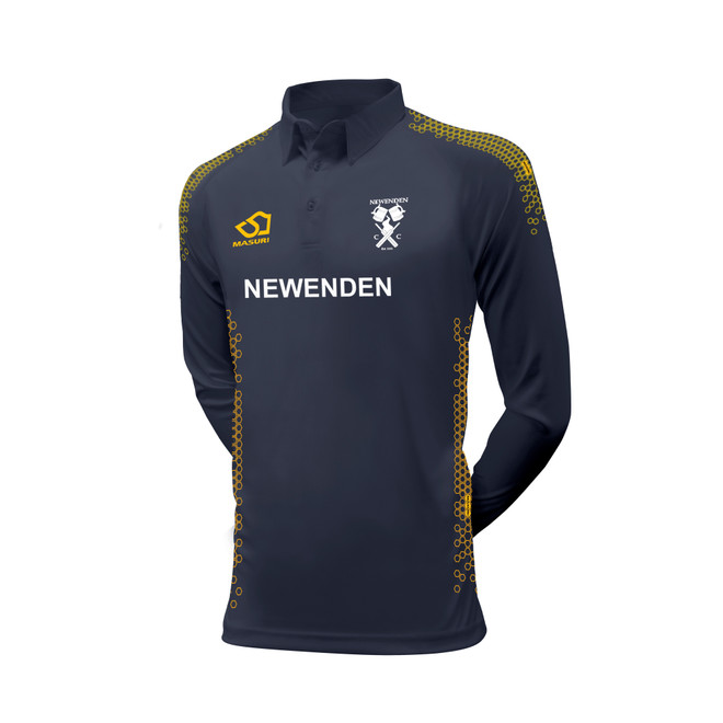 Long Sleeve Coloured Cricket Shirt - Junior Sizes-NEWCC
