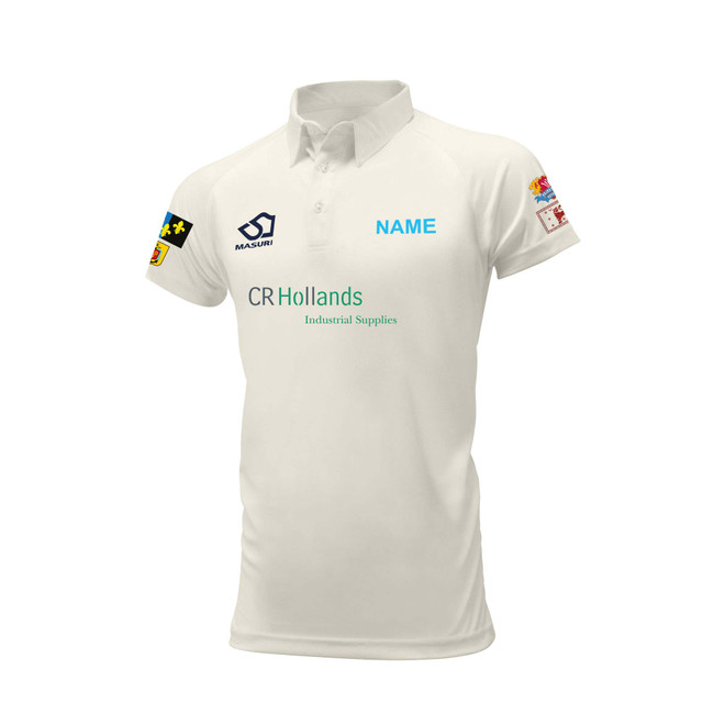 Mens Short Sleeve Cricket Shirt-TBSTCC