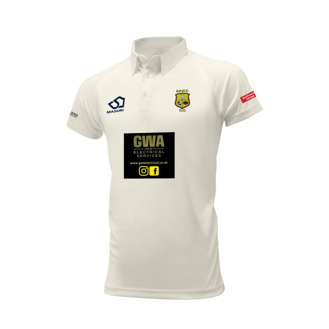 Junior Short Sleeve Cricket Shirt-SNHTCC