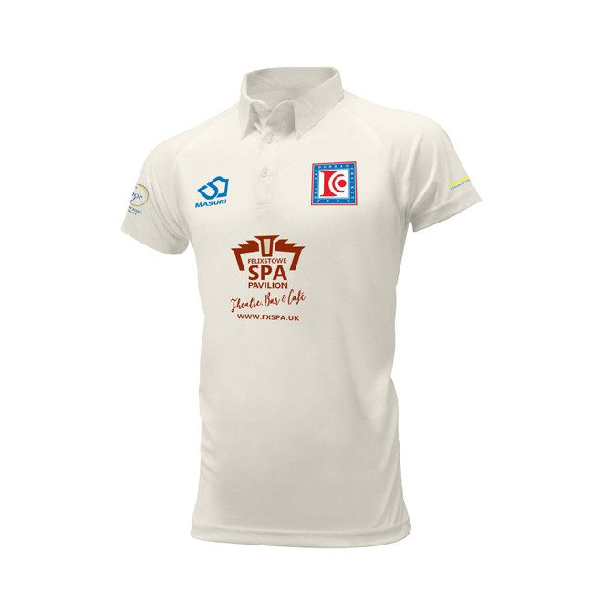 Mens Short Sleeve Cricket Shirt-DEDHAM
