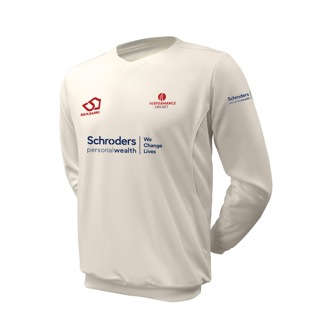 Junior Long Sleeve Cricket Slipover -PCRICKET