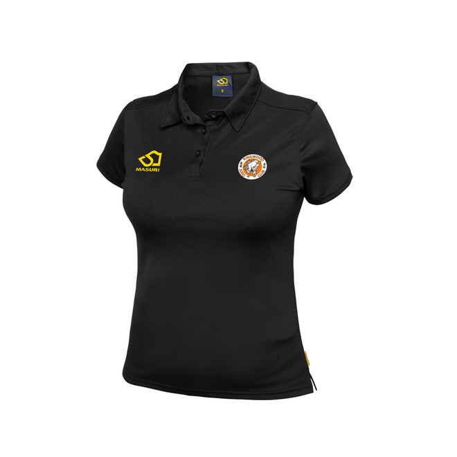 Women's Performance Polo Black-RINGWJC
