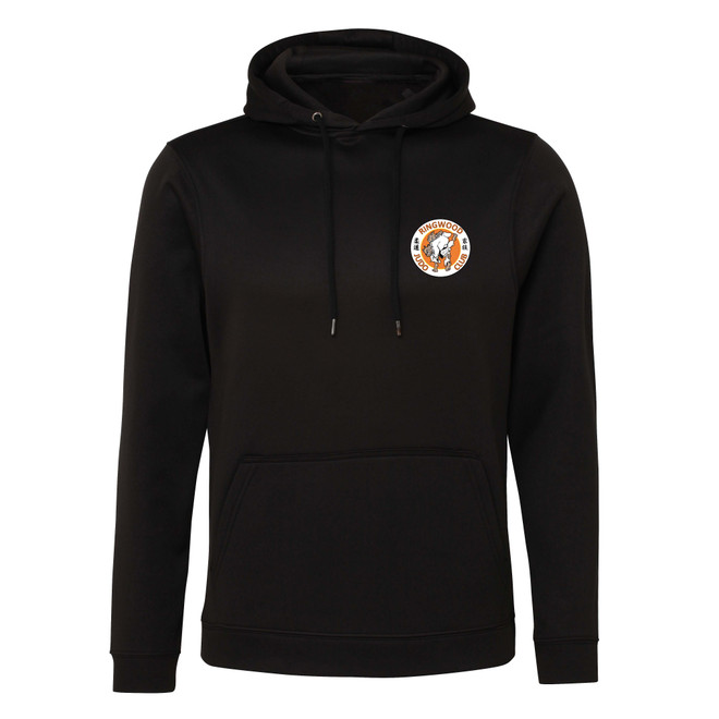 Active Unisex Hoodie Black-RINGWJC