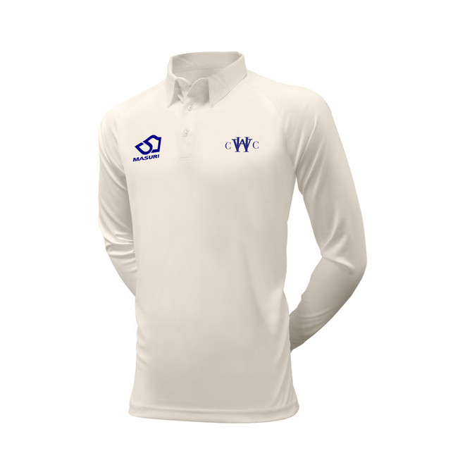 Long Sleeve Cricket Shirt-HAWWCC
