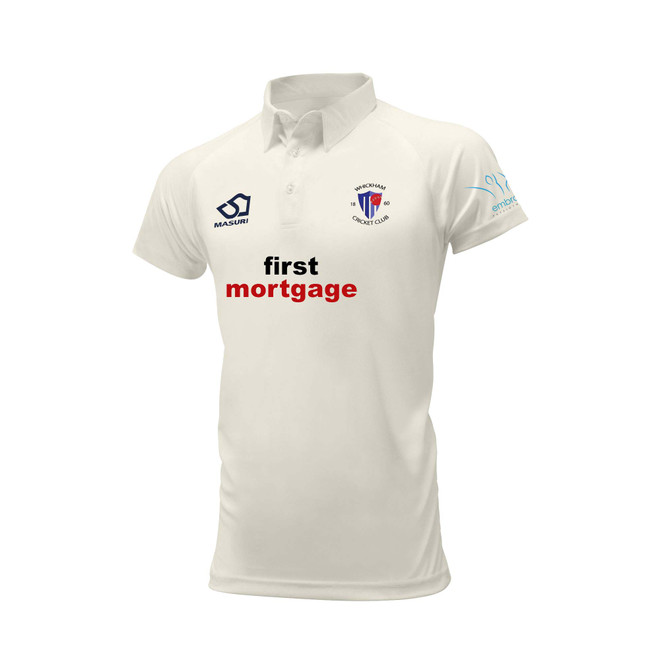 Junior Short Sleeve Cricket Shirt-WKCC