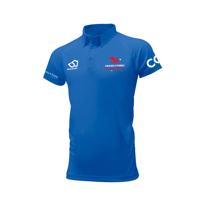 Junior Short Sleeve Coloured Cricket Shirt -WALESSOUTH