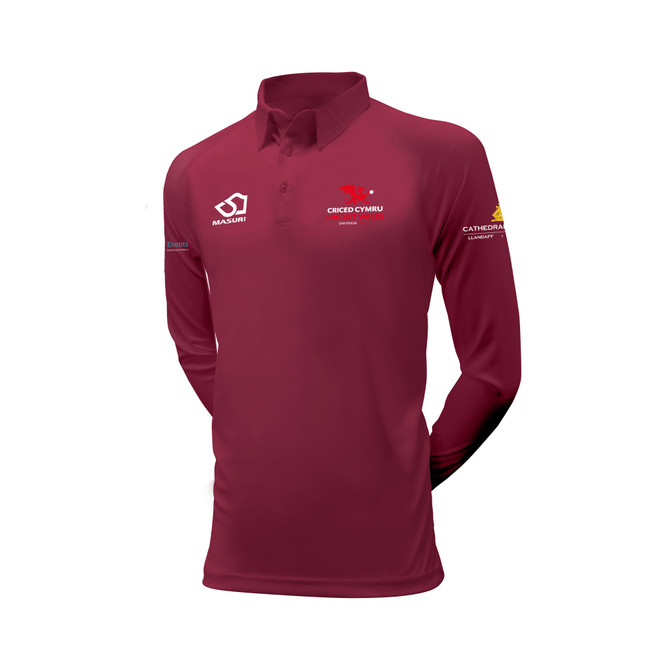 Long Sleeve Coloured Cricket Shirt-WALESEAST