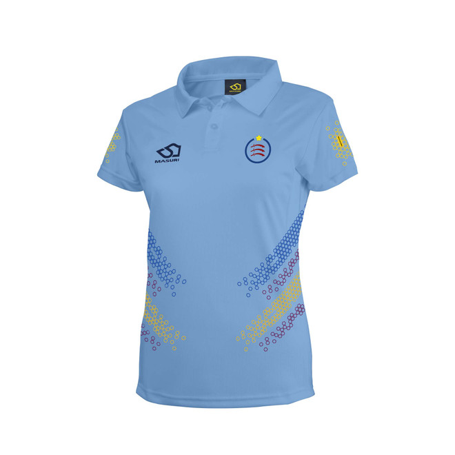 Women's Short Sleeve Coloured Cricket Shirt-NHCC