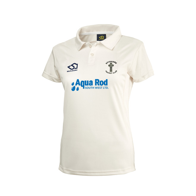Women's Short Sleeve Cricket Shirt-STITHIAN
