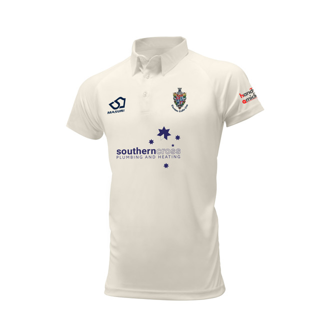 Junior Short Sleeve Cricket Shirt-THRN
