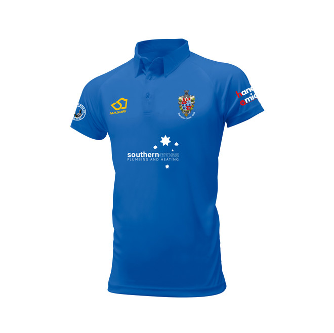 Junior Short Sleeve Coloured Cricket Shirt -THRN