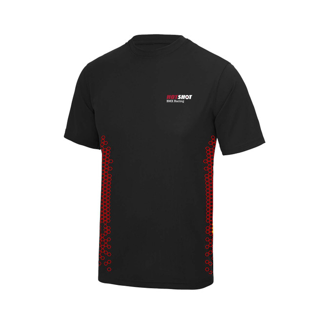 Junior Black Active Training Tee-HOTSHOT