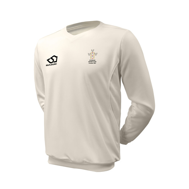 Junior Long Sleeve Cricket Slipover -OFFENH