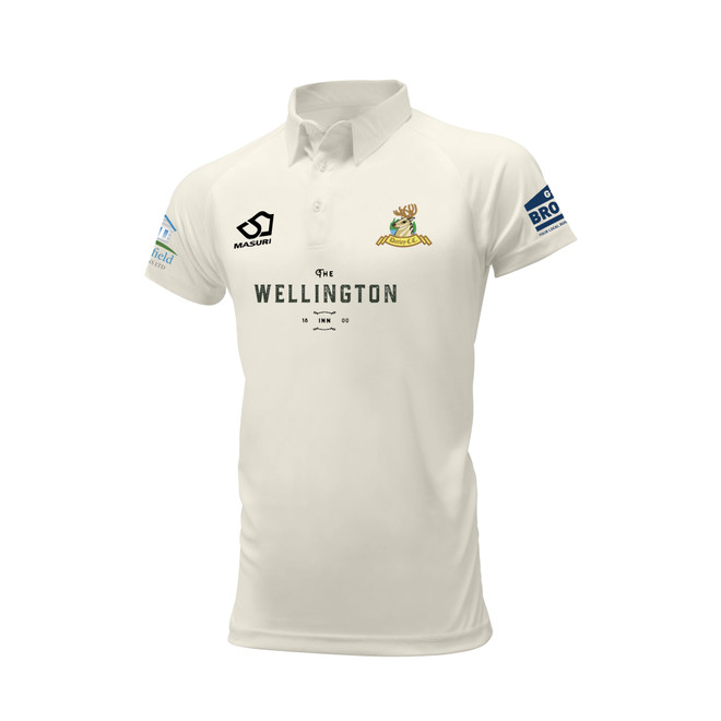 Junior Short Sleeve Cricket Shirt-DLYCC2