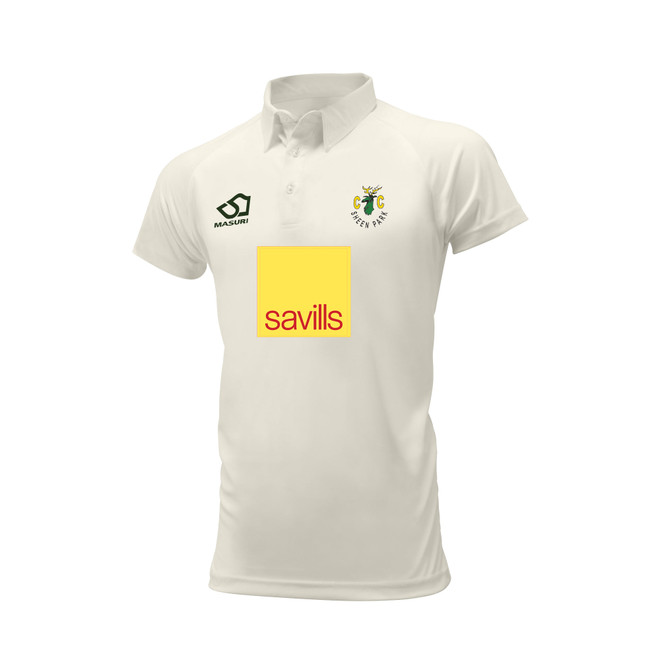 Mens Short Sleeve Cricket Shirt-SHEEN