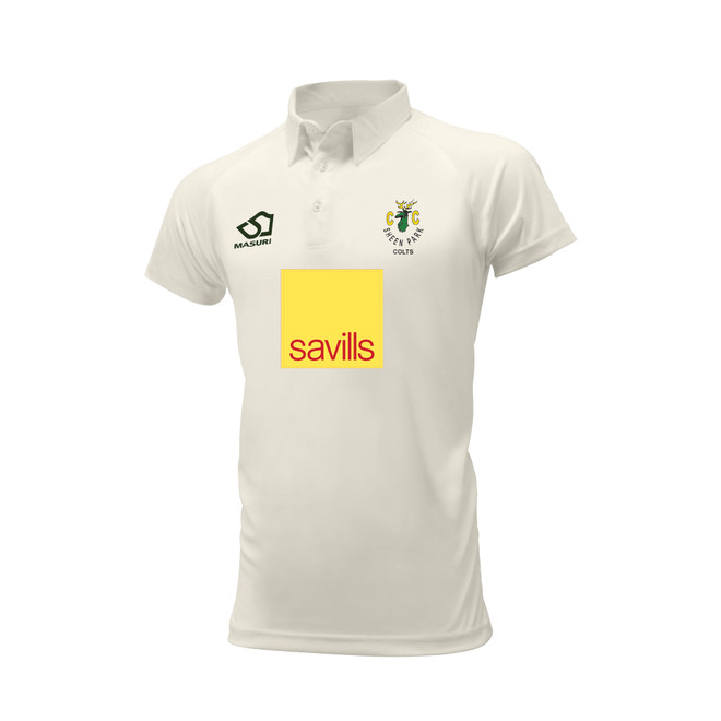 COLTS - Junior Short Sleeve Cricket Shirt-SHEEN