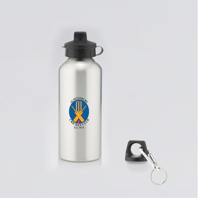 Aluminium Water Bottle with 2 Cap Styles-ALMND