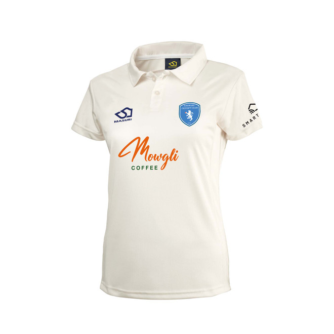 Womans Short Sleeve Cricket Shirt-EDGCC