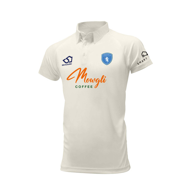Junior Short Sleeve Cricket Shirt-EDGCC