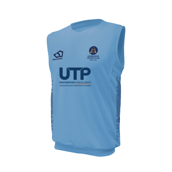 Mens 1XI Coloured Sleeveless Slipover -HMBLDN